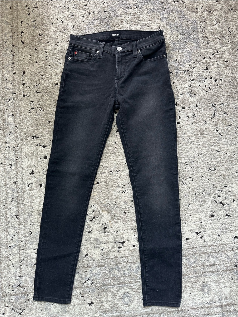 Hudson Black Nico Super Skinny Jeans 26